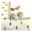 Thumbnail: Measurments of 9ct Gold Diamond Earrings