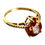 Thumbnail: Vintage 9ct Gold Pear Cut Citrine Ring