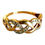 Thumbnail: Front View Diamond Twist Ring