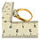 Thumbnail: Measurements of 9ct Gold Diamond Cluster Ring