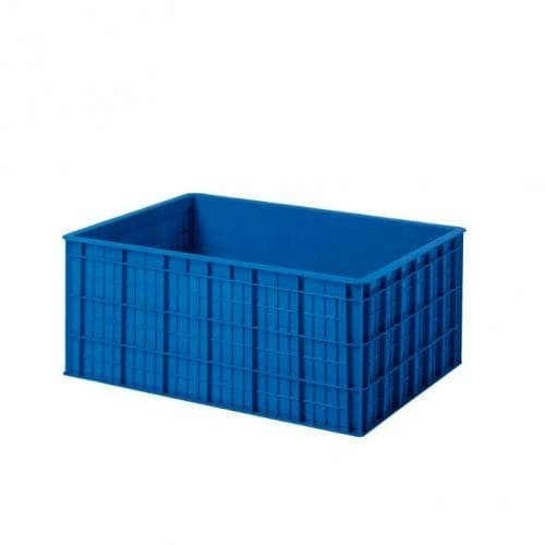 Container Box Biru Roda Container Box Plastik Industri Rabbit tanpa Roda 7006 - 84 x 63 x 37.5 ...
