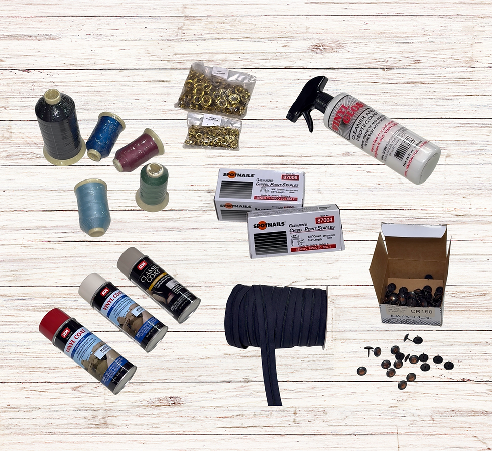 We stock a wide range of supplies including Dads Nail & Legs, SEM paint, Weldwod adhesives and more.