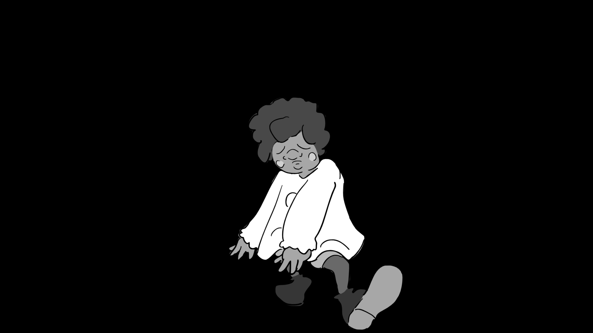 Ms. Clown frony view walk (gif).gif.gif