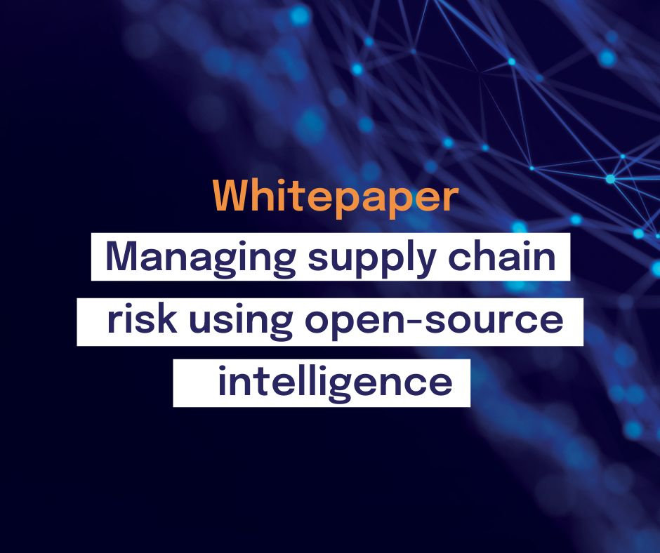 Understanding supply chain risk with OSINT | OSINT Combine