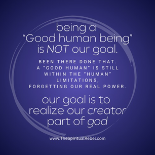 "A Good Person" vs. .. Creato