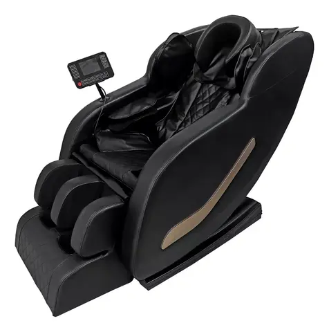 Poltrona de Massagem 3D Bivolt com função de Gravidade Zero, aquecimento relaxante e massagem completa, ideal para aliviar dores musculares, ansiedade, estresse e melhorar a qualidade do sono.
