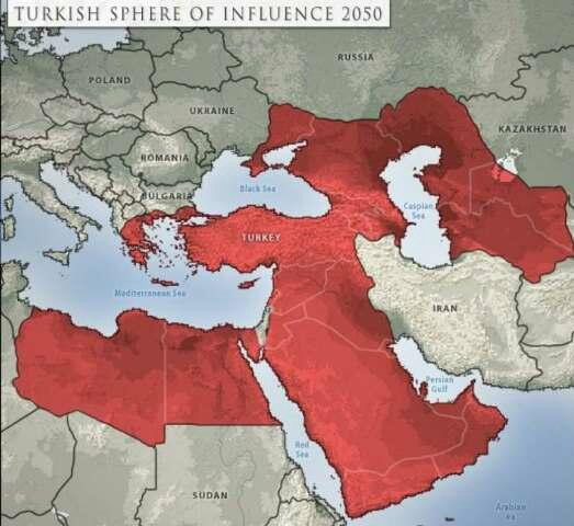 Expectations vs Reality: Stratfor’s Map of Turkey’s Sphere of Influence 2050