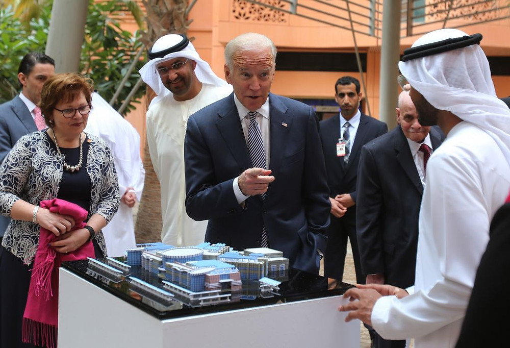 Photo from a former visit to Joe Biden, as Vice President to UAE