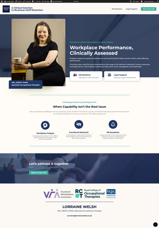 Lorraine Welsh Website
