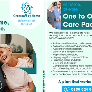 Carestaff at Home Brochure Design