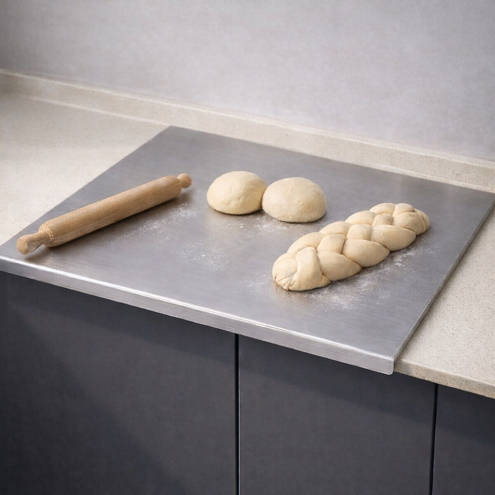 תמונה ממוזערת: 🔪 קרש חיתוך מנירוסטה דגם Seffi