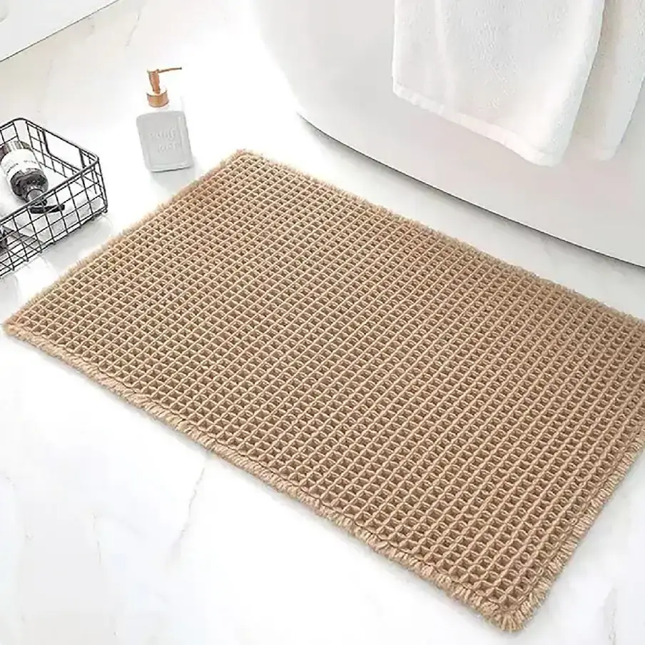 תמונה ממוזערת: ⭐ שטיח אמבטיה "סמואל" – שמנת