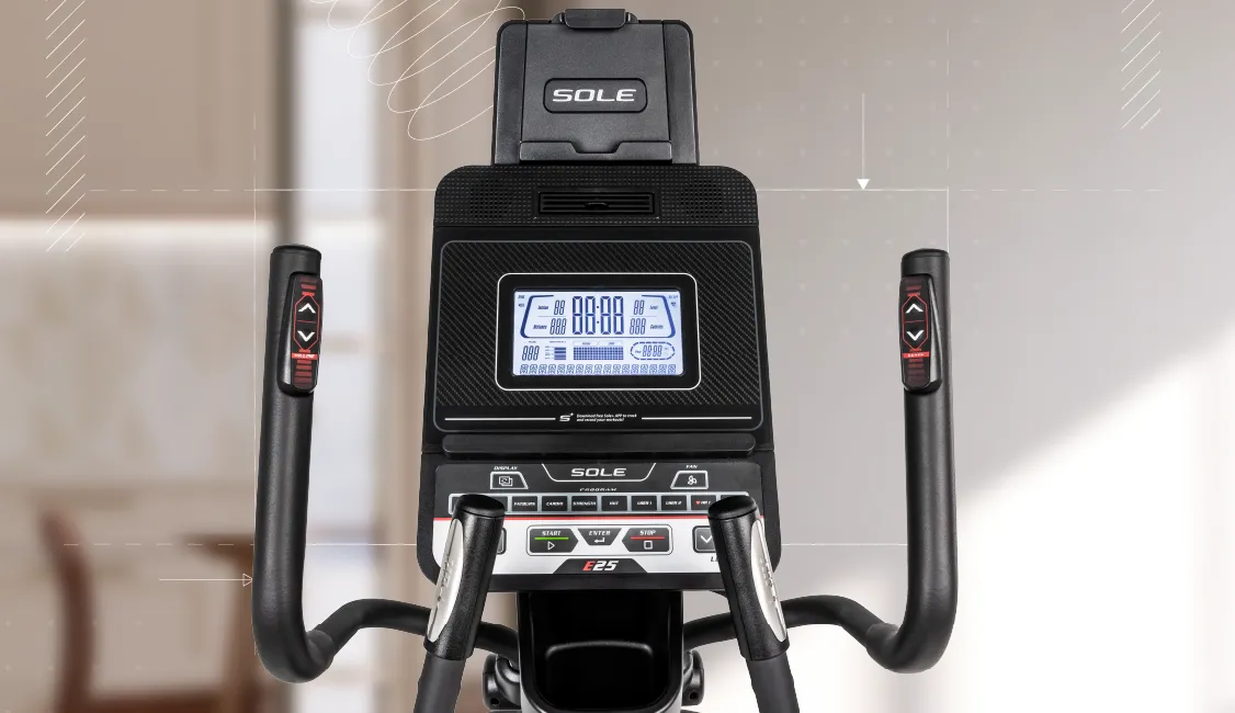 Sole Fitness E25 Elliptical 2024 SOLE_GYMSTORE