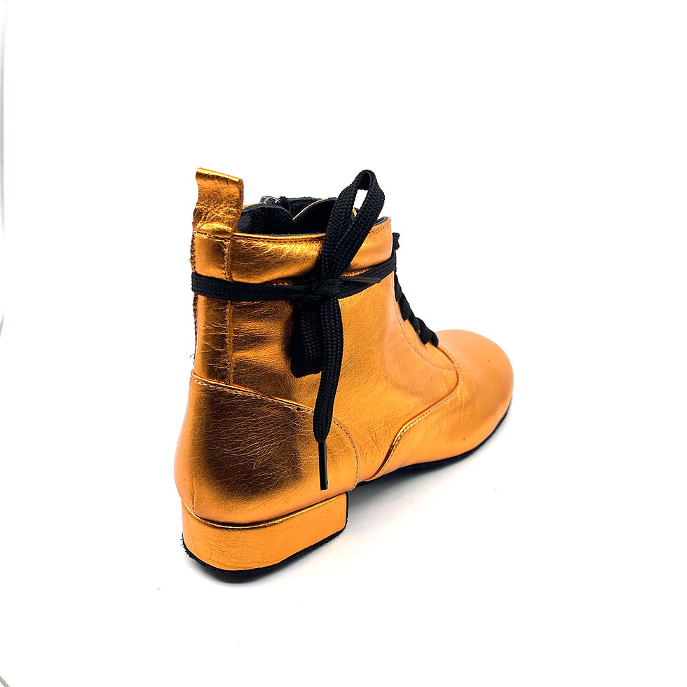 Miniatura: La Gata Rainbow Orange Dance Boots for Women