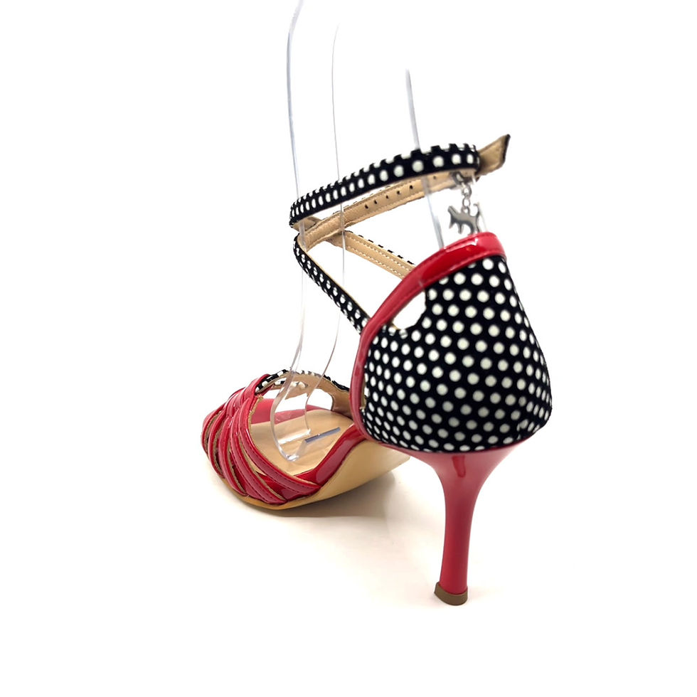 Thumbnail: Dropspiral Polka Dots Red Heels
