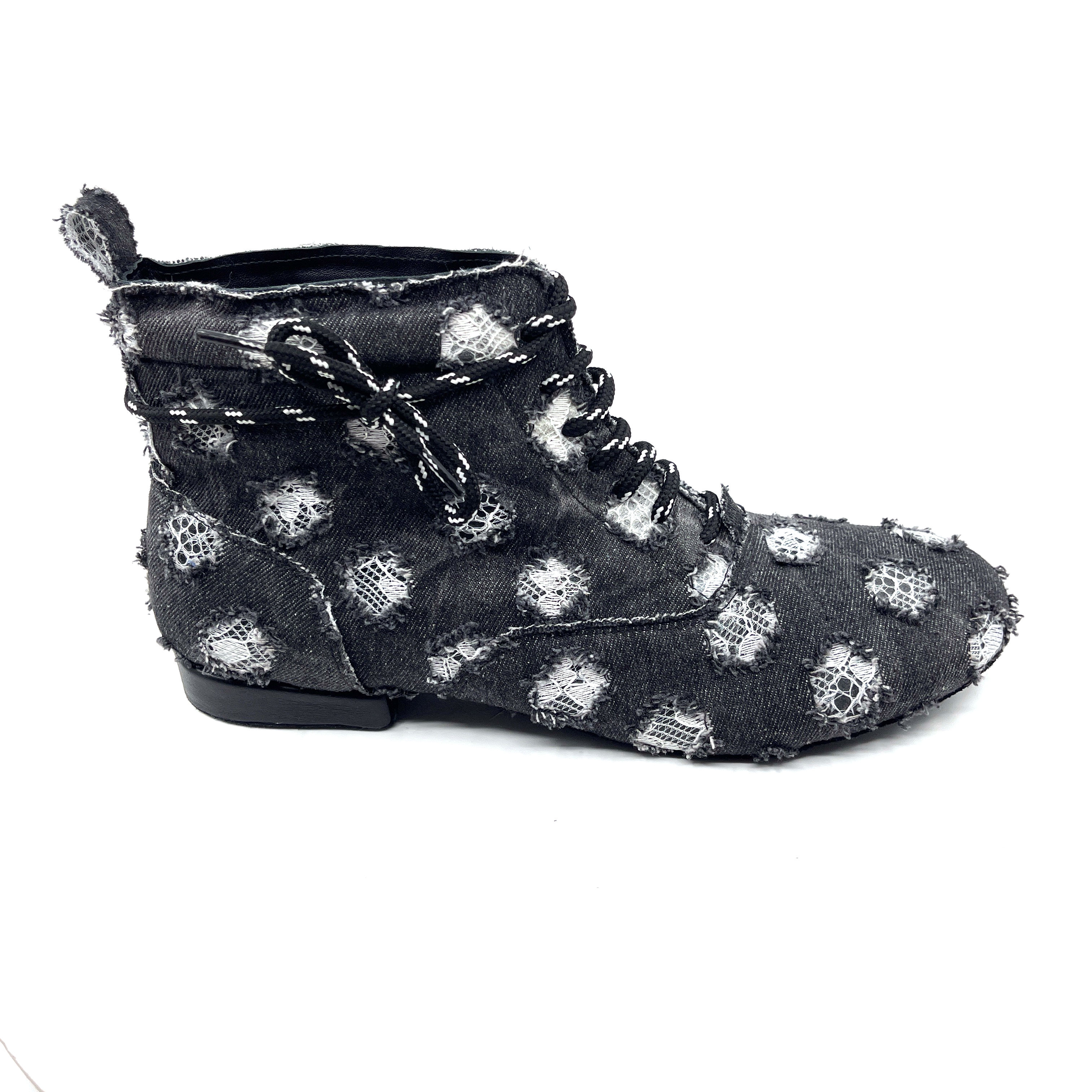 El Gato Jean Black Dance Boots for Men