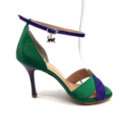 Cross Purple & Green