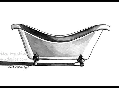 If My House Were a Bathtub – Painting