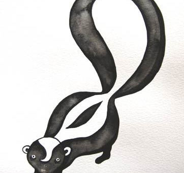 My Little Skunk – Painting