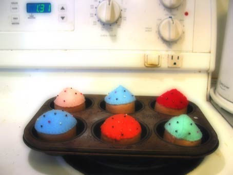 Baking up some Felt Cupcakes