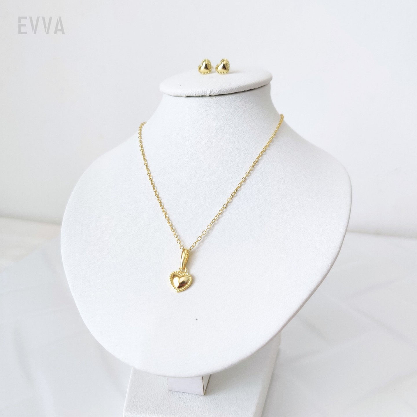 Conjunto de Plata Enchapada en Oro