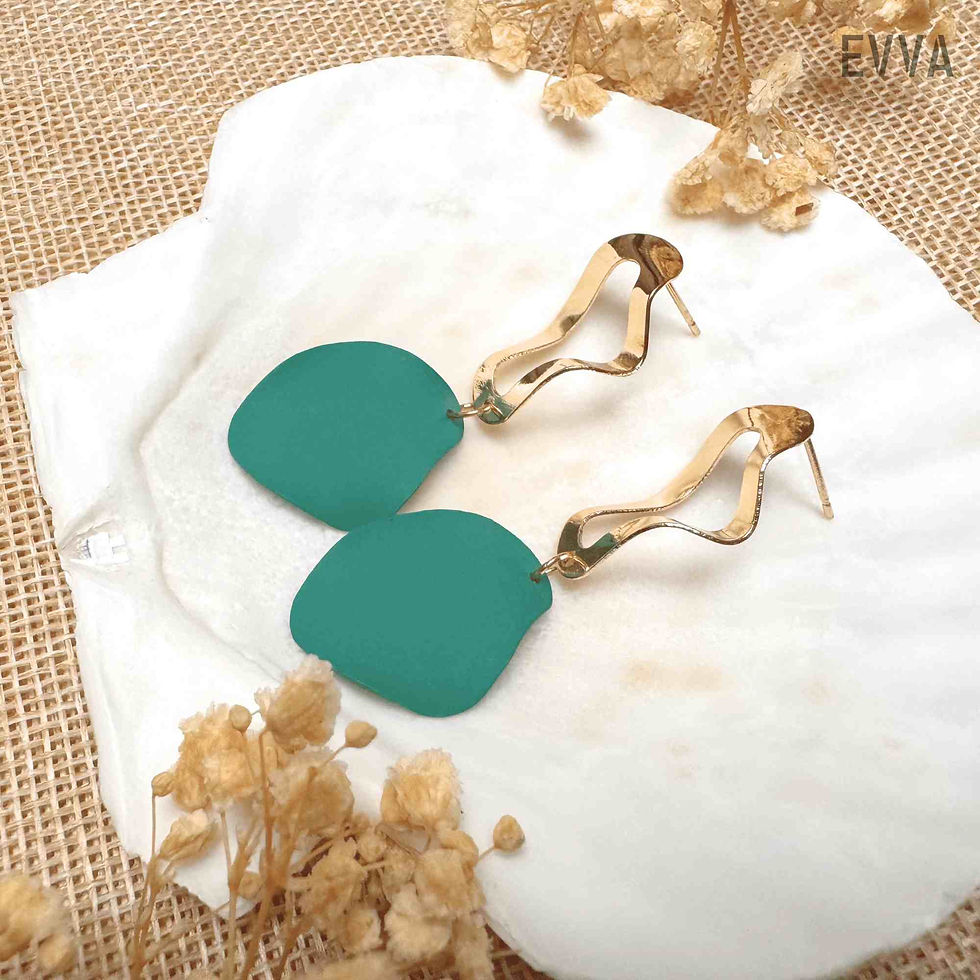 Miniatura: Pendientes Thalía Green