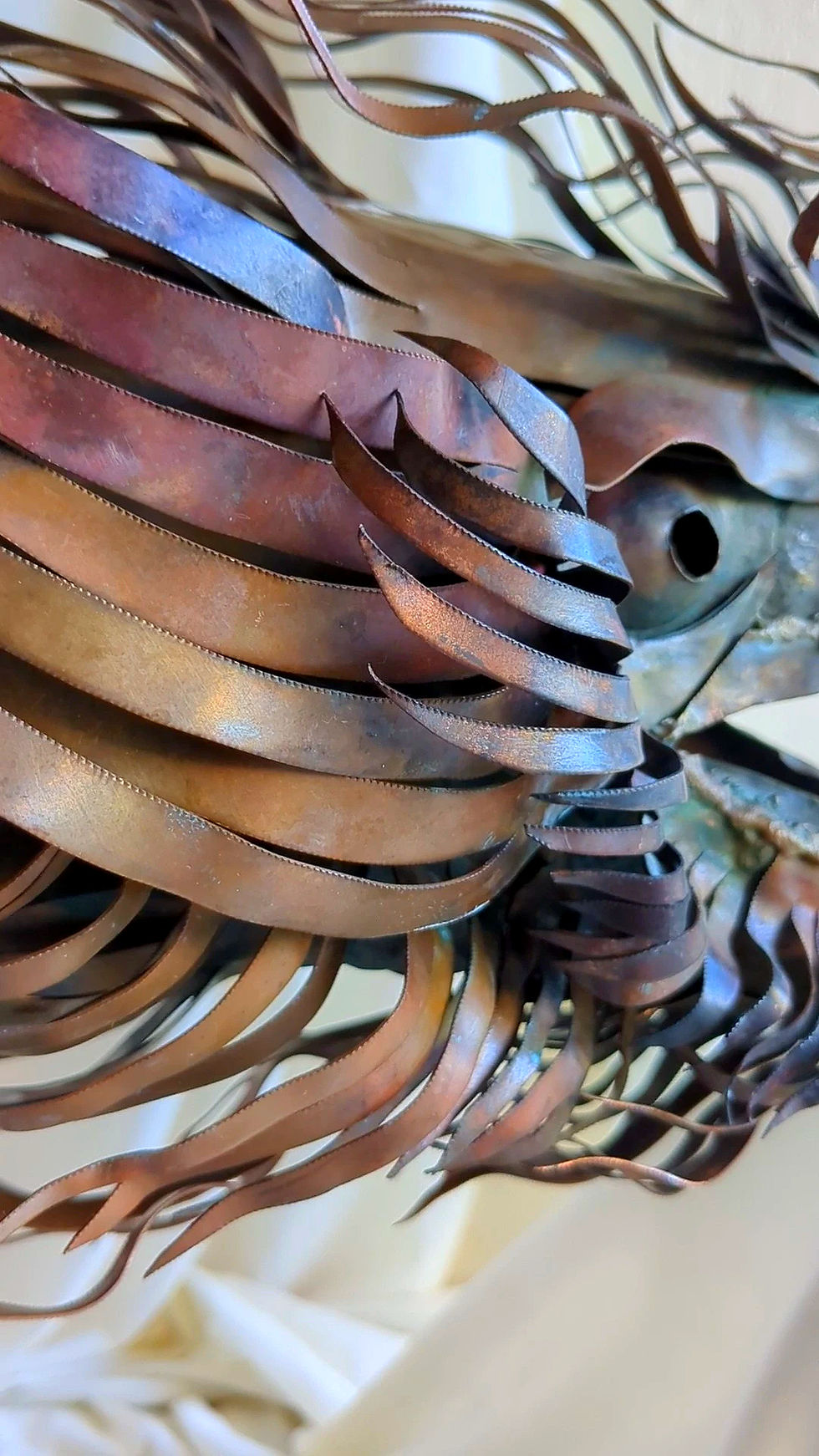 Thumbnail: The Grey Heron Downspout Commission Piece. Please enquire.