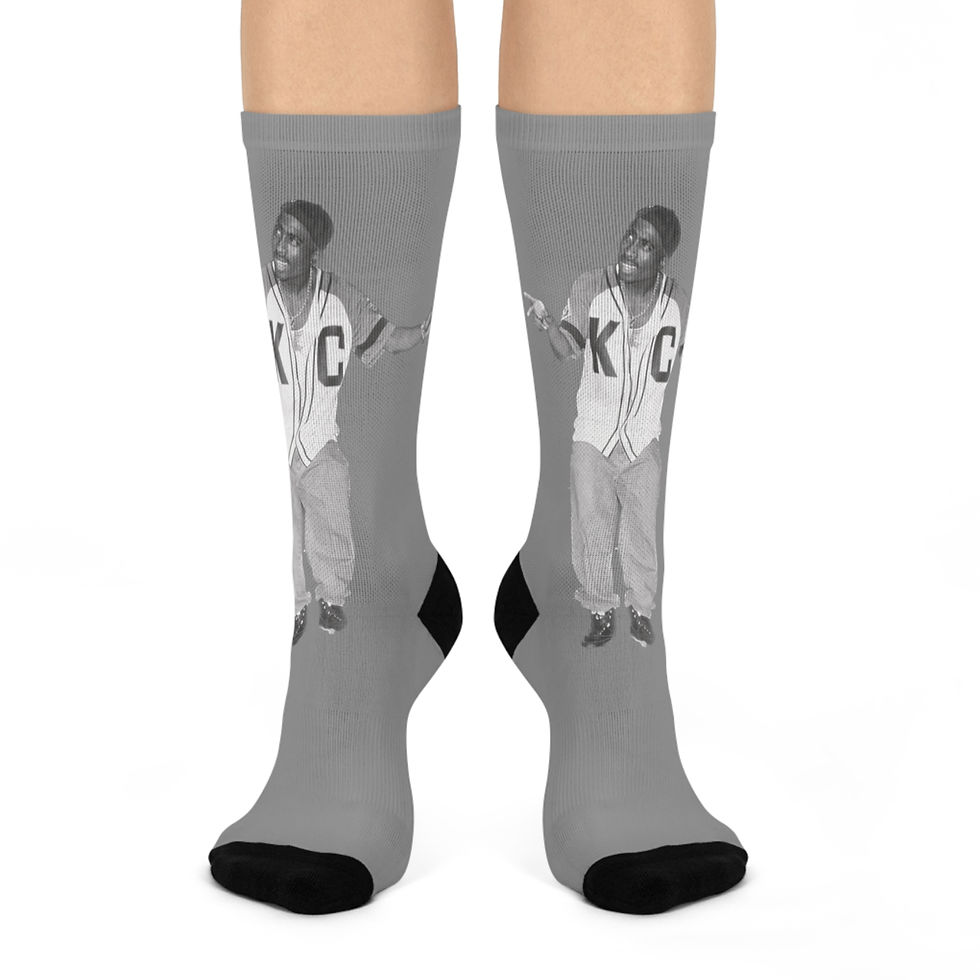 Thumbnail: Tupac Cushioned Crew Socks