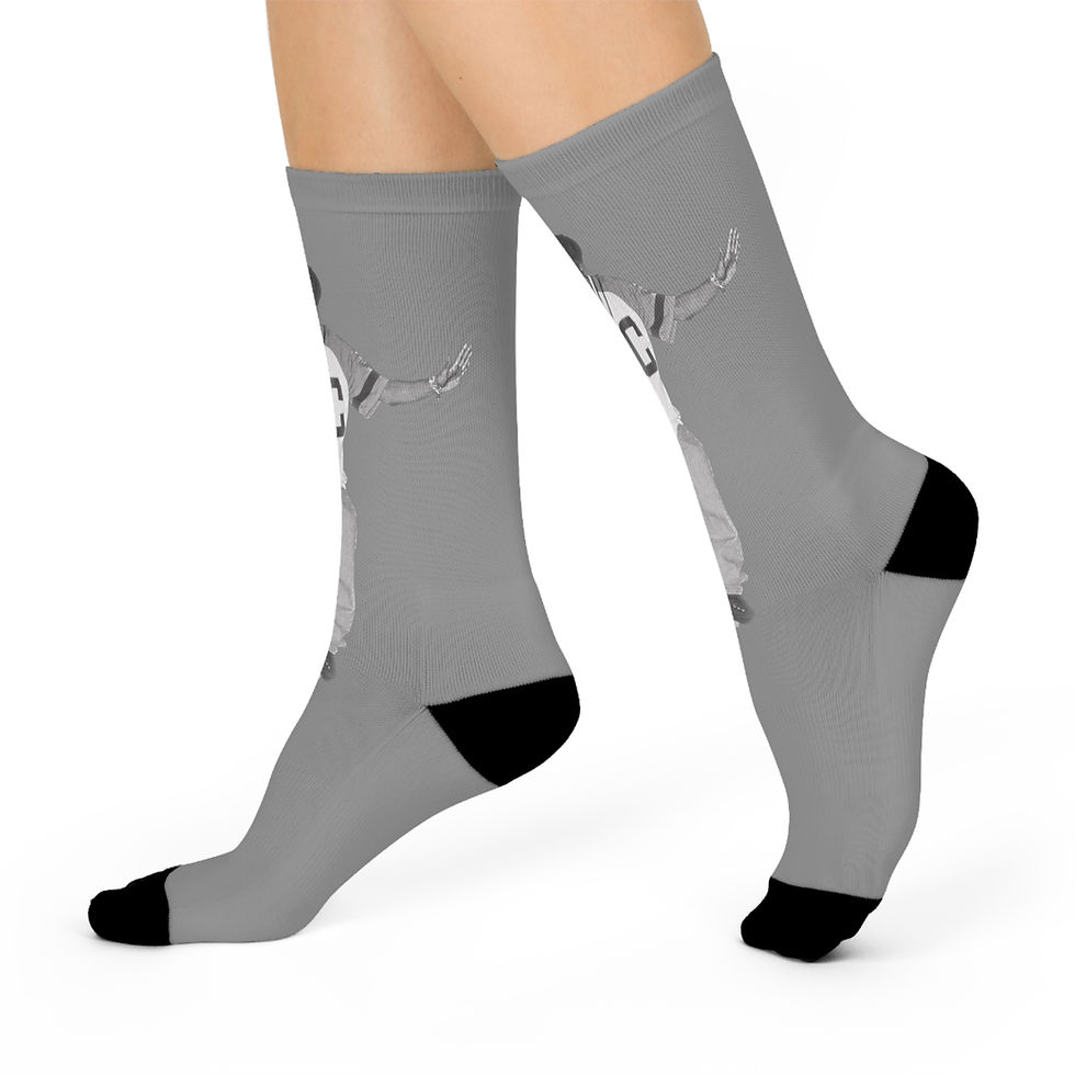 Thumbnail: Tupac Cushioned Crew Socks
