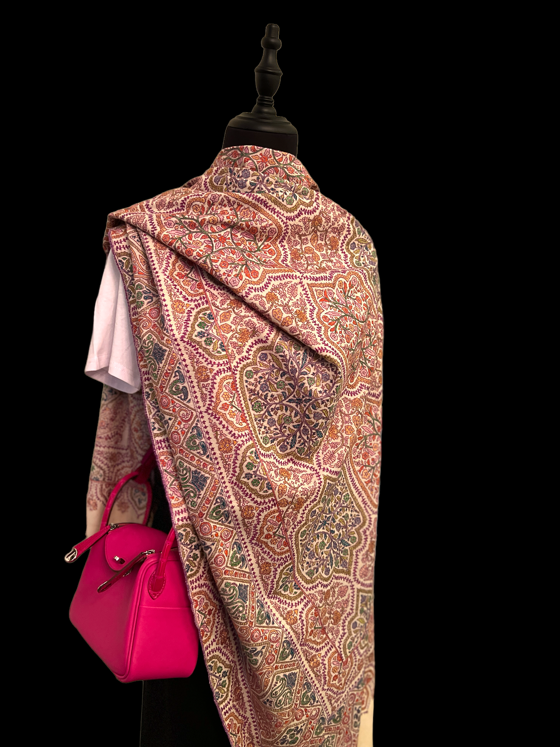 Full Embroidery Pashmina Shawl