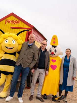 Nu ook stukje Plopsaland op strand De Panne