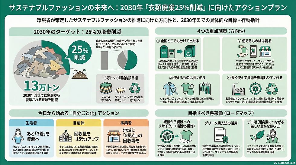 サステナブルファッションの未来へ