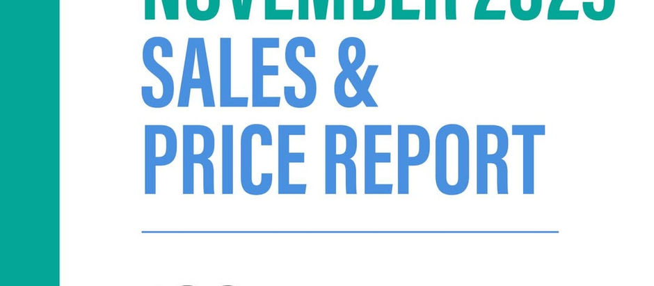 November Home Sales and Price Report