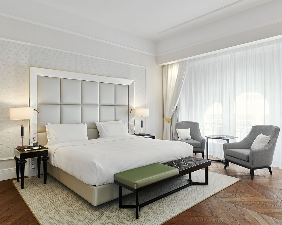 olajozott parketta szállodai szobában