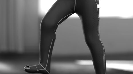 A 3D render of the MyoStep design