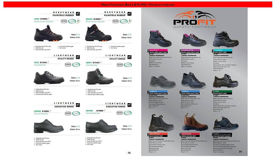 Thumbnail: Men's and Ladies Safety Footwear