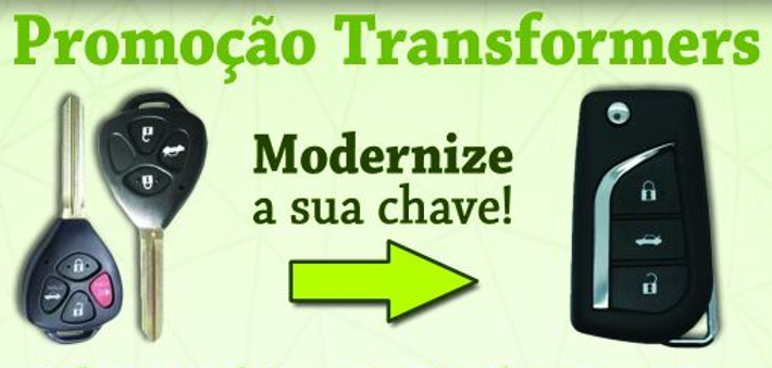 Modernize sua chave do carro, para diversas marcas