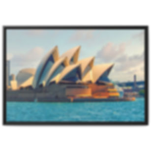 Arte murale su tela incorniciata, Sydney Opera House, Australia