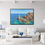 Thumbnail: Lighthouse In Sardinia Framed Canvas Wall Art