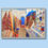 Thumbnail: Colorful Tunisian Alley Wall Framed Canvas Wall Art