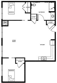 Unit D Floor Plan Layout