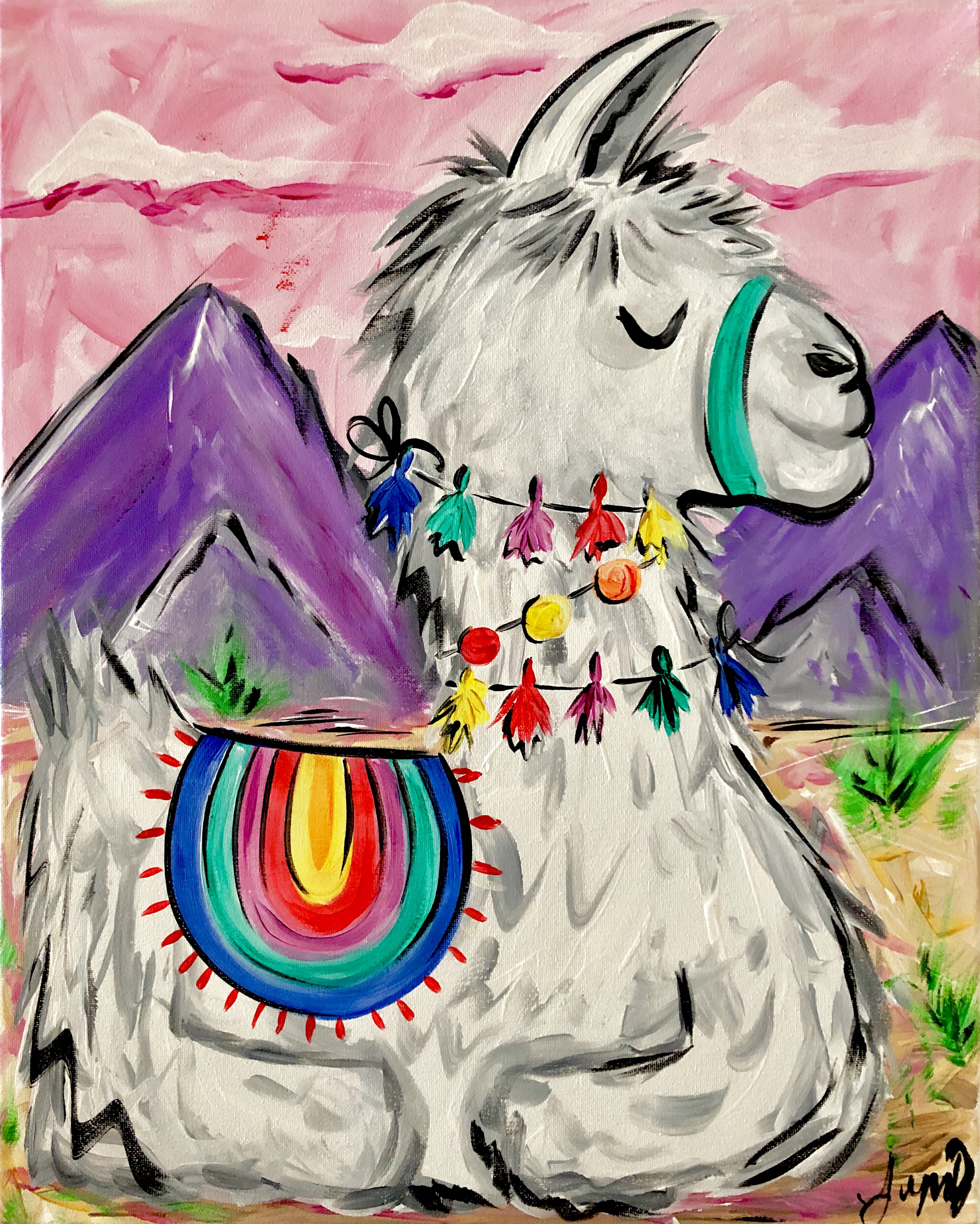 Loungin' Llama