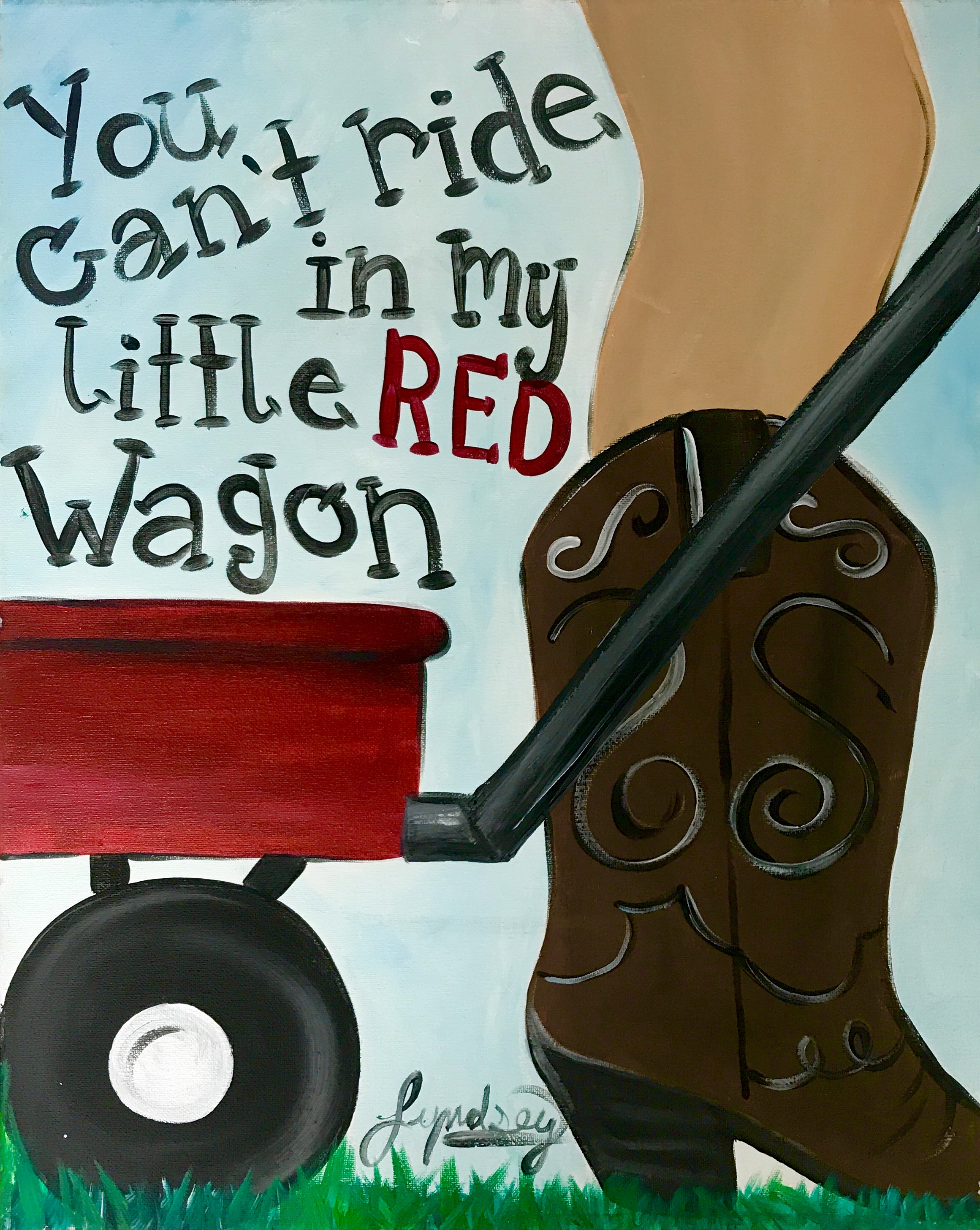 My Little Red Wagon