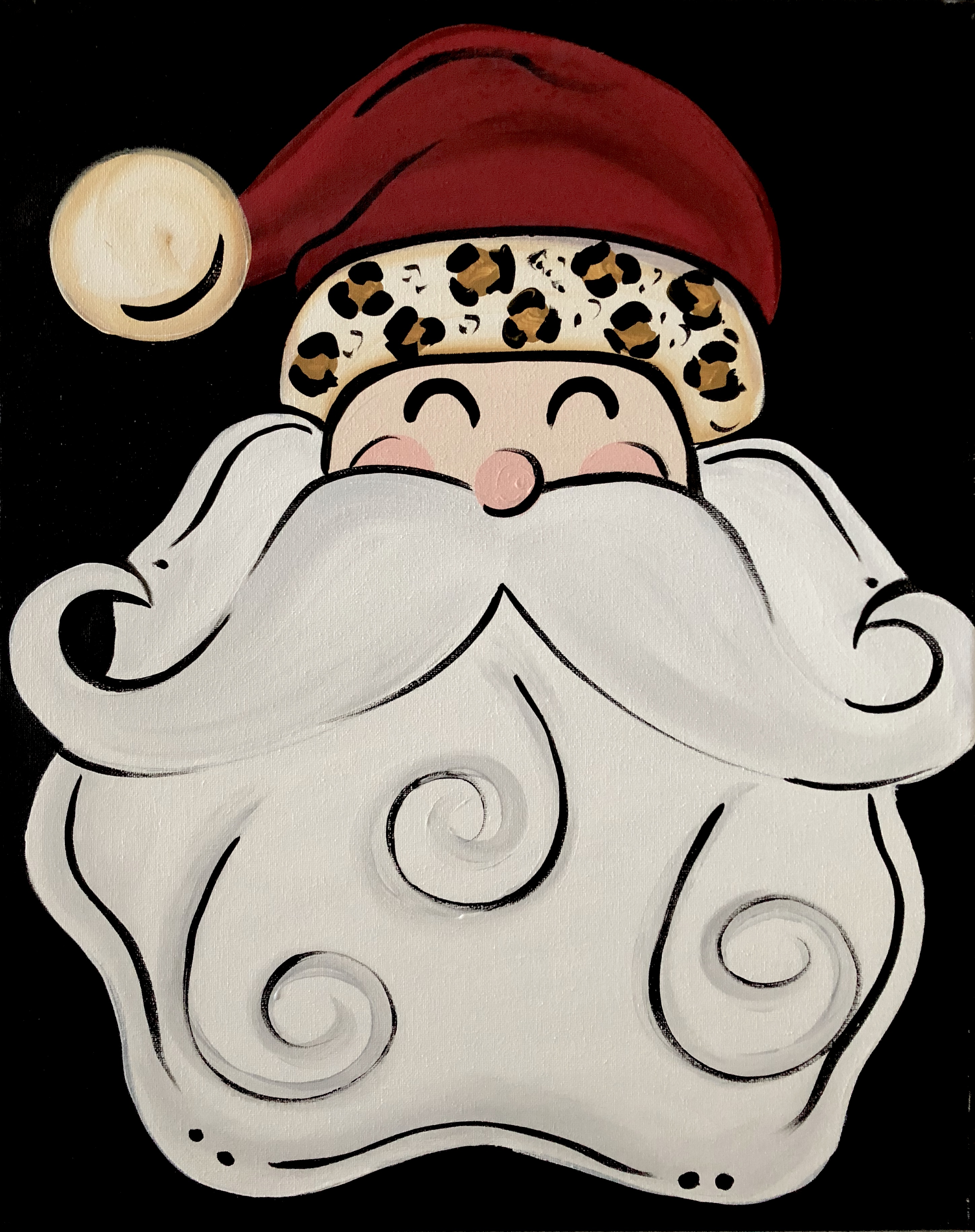 Cheetah Santa