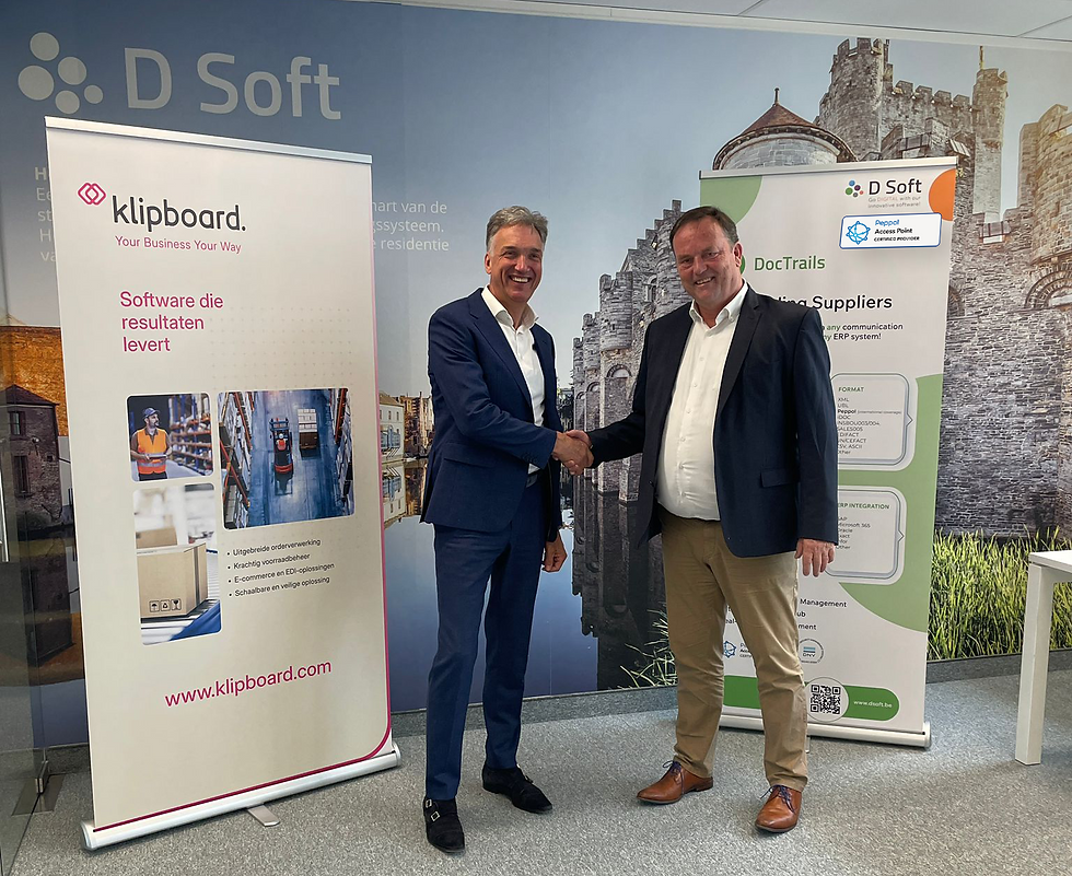 Coen Dijkstra, General Manager Klipboard Benelux - Jurgen Heinis, CEO D Soft