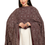 Thumbnail: Ajrakh Block Print Rayon Dupatta (Maroon)
