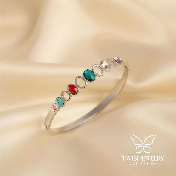 Silver MultiGem Kada