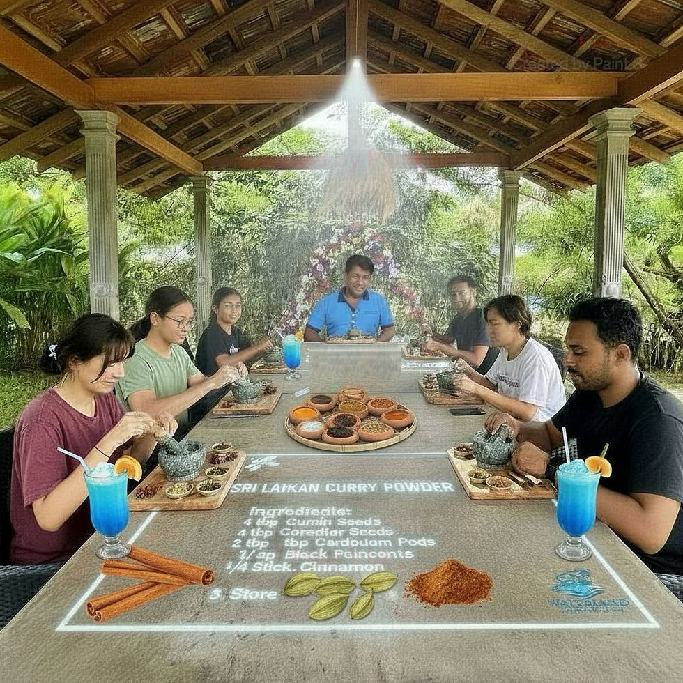 Spice Mixing Waterland Negombo