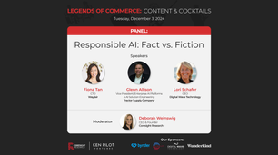 Lori Schafer Joins Legends of Commerce Panel on Responsible AI Alongside Tractor Supply, Wayfair 