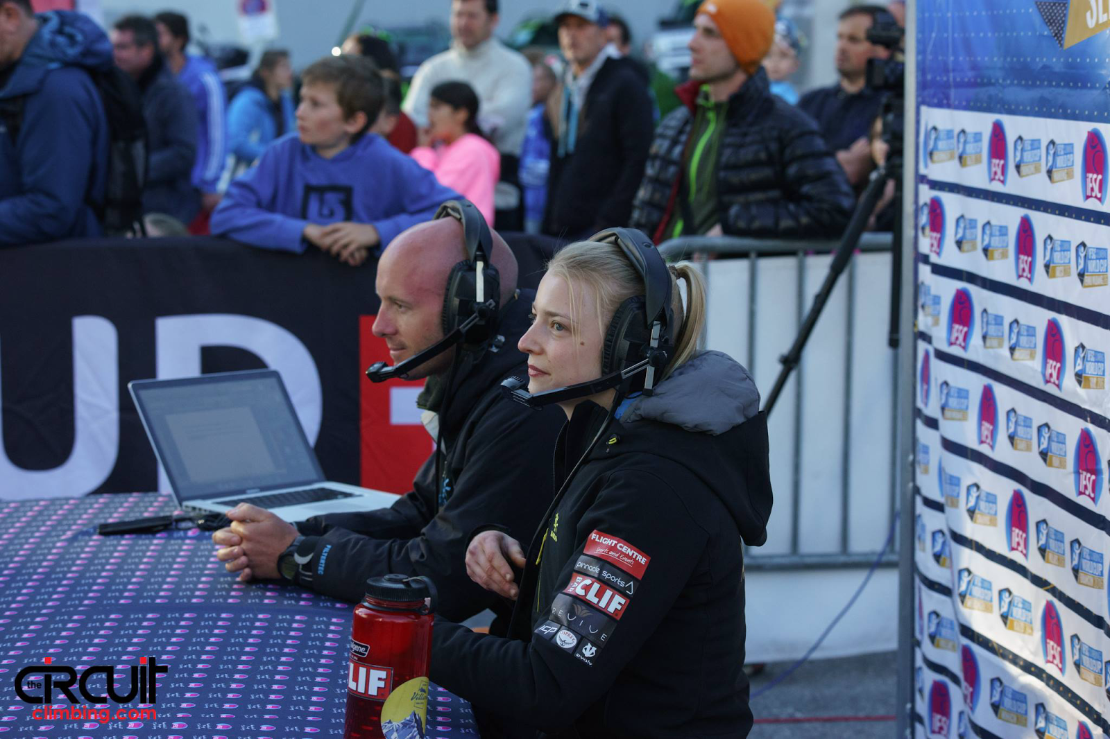 Live on air in France.